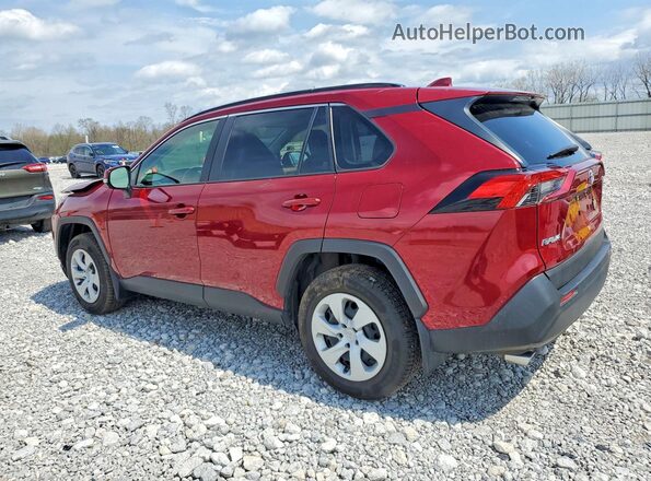 JTMG1RFV3KD046520 2019 TOYOTA RAV4 Red Tył lewy