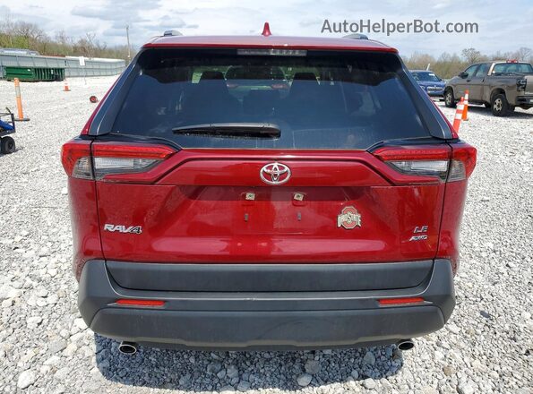 JTMG1RFV3KD046520 2019 TOYOTA RAV4 Red Widok z tyłu