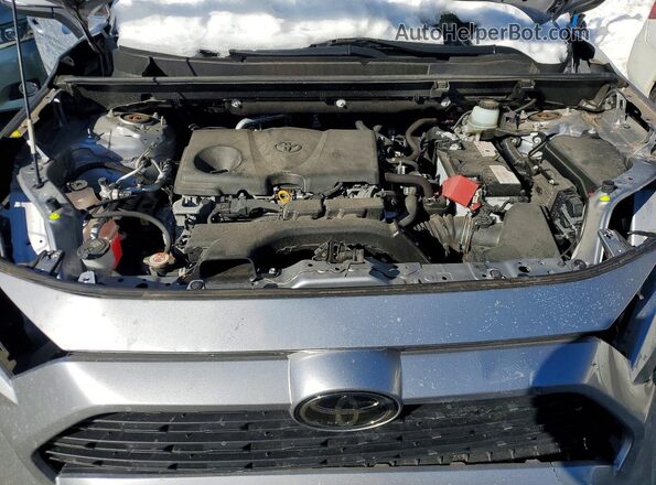 JTMG1RFV6KD044907 2019 TOYOTA RAV4 Silver Շարժիչի բաժամունքի տեսք