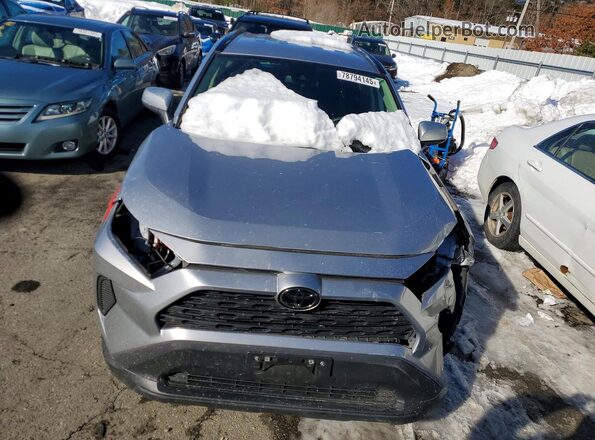 JTMG1RFV6KD044907 2019 TOYOTA RAV4 Silver Դիմացի տեսք