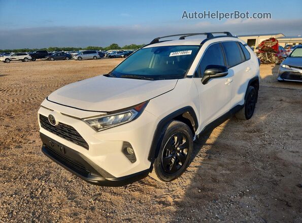 JTMH1RFV4KD511908 2019 TOYOTA RAV4 White წინა მარცხენა ხედი სამი მეოთხედიდან
