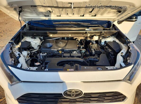 JTMH1RFV4KD511908 2019 TOYOTA RAV4 White ძრავის განყოფილების ხედი