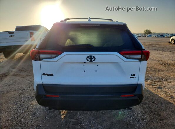JTMH1RFV4KD511908 2019 TOYOTA RAV4 White უკანა ხედი