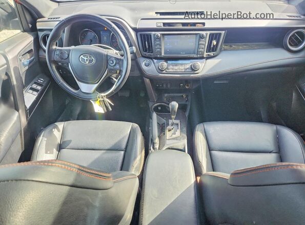 JTMJFREV8GJ059779 2016 TOYOTA RAV4 Red Вид панелі приладів