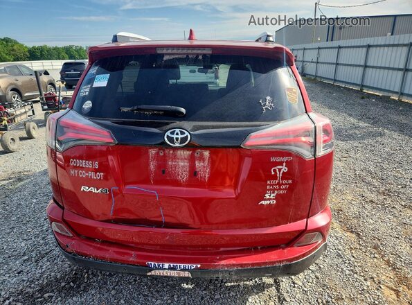 JTMJFREV8GJ059779 2016 TOYOTA RAV4 Red Вид ззаду