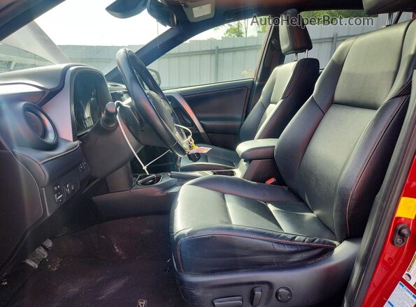 JTMJFREV8GJ059779 2016 TOYOTA RAV4 Red Вид салону спереду