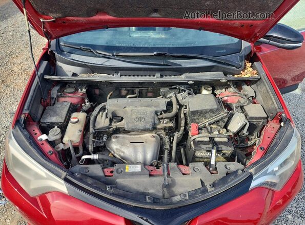 JTMJFREV8GJ059779 2016 TOYOTA RAV4 Red Вид підкапотного простору