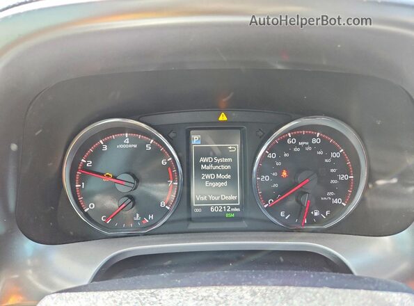 JTMJFREVXGD183695 2016 TOYOTA RAV4 Black ხელსაწყოთა პანელის ხედი