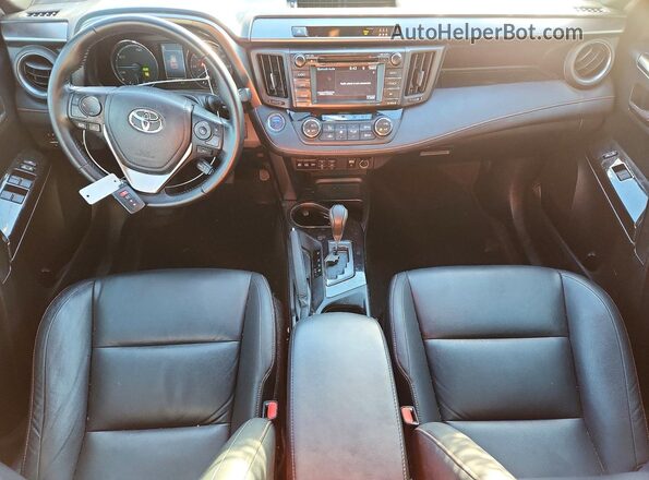 JTMJJREV8HD099519 2017 TOYOTA RAV4 Blue Widok deski rozdzielczej