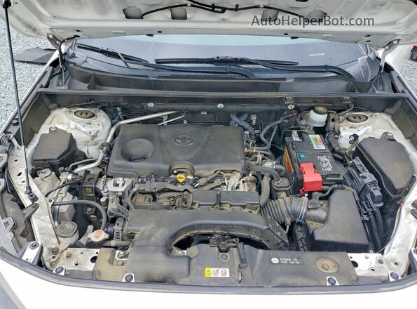 JTMK1RFV3KD029419 2019 TOYOTA RAV4 White Vista del compartimento del motor
