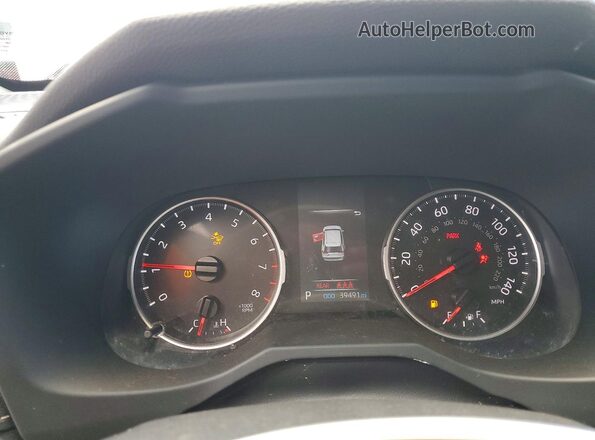 JTMK1RFV7ND089501 2022 TOYOTA LE Белый Вид щитка приборов