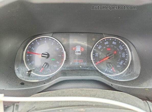 JTMK1RFV9LD522247 2020 TOYOTA RAV4 Черный Вид щитка приборов