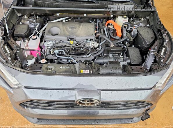 JTMLWRFV6SD341529 2025 TOYOTA RAV4 Gray ძრავის განყოფილების ხედი