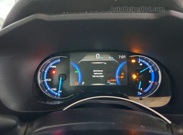 JTMLWRFV6SD341529 2025 TOYOTA RAV4 Gray ხელსაწყოთა პანელის ხედი