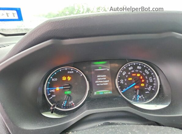 JTMLWRFV8MD128651 2021 TOYOTA RAV4 White Instrument cluster view