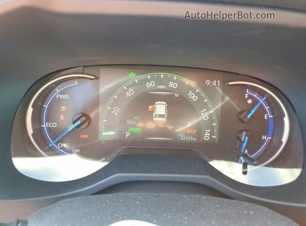 JTMMWRFV8SD602826 2025 TOYOTA RAV4 White Вид щитка приладів