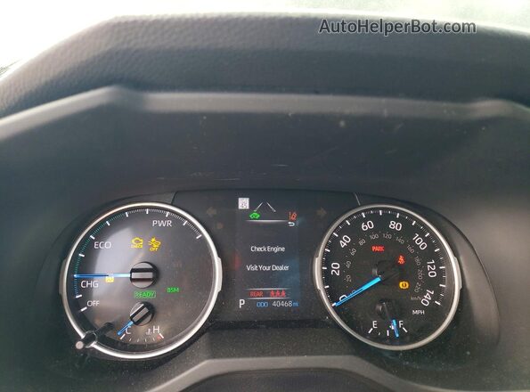 JTMMWRFVXND152357 2022 TOYOTA RAV4 Black Widok zestawu wskaźników