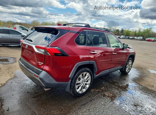 JTMN1RFV0KD506627 2019 TOYOTA RAV4 Burgundy Tył prawy