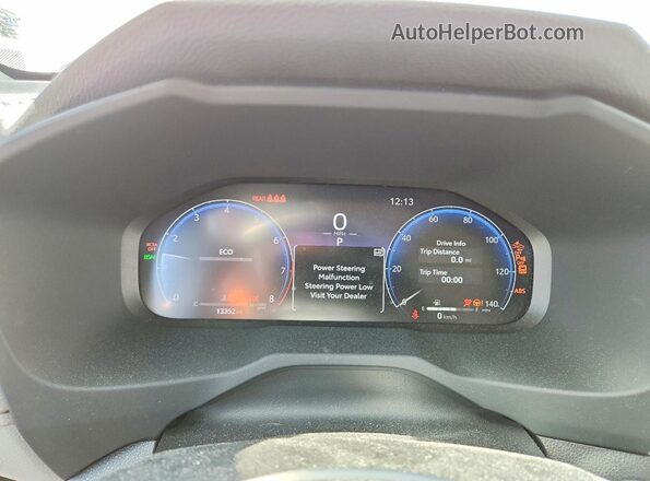 JTMN1RFV4PD094123 2023 TOYOTA RAV4 Белый Вид щитка приборов