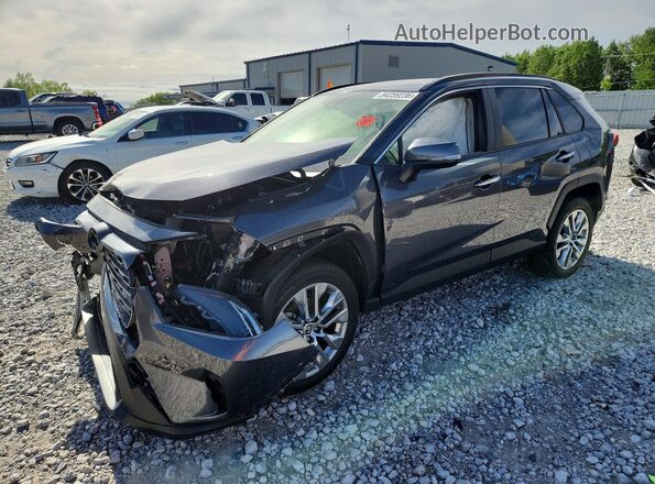 JTMN1RFV8MD077482 2021 TOYOTA RAV4 Gray წინა მარცხენა ხედი სამი მეოთხედიდან