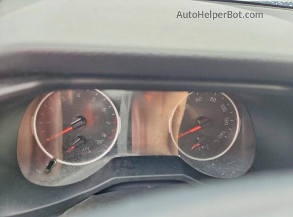 JTMP1RFV1KD023513 2019 TOYOTA LE Красный Вид щитка приборов