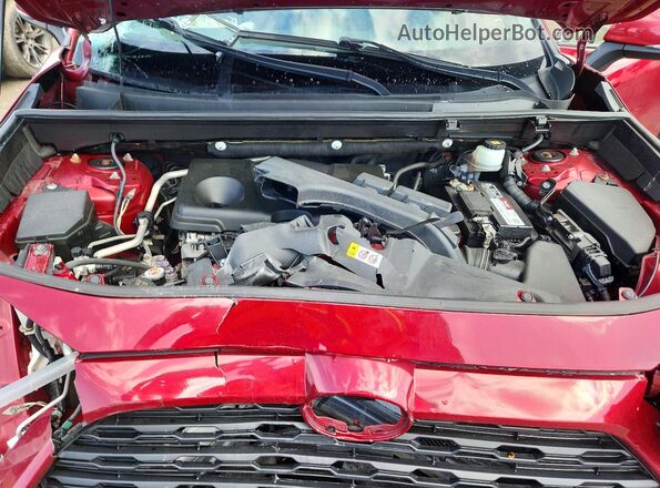 JTMP1RFV1KD023513 2019 TOYOTA LE Красный Вид подкапотного пространства