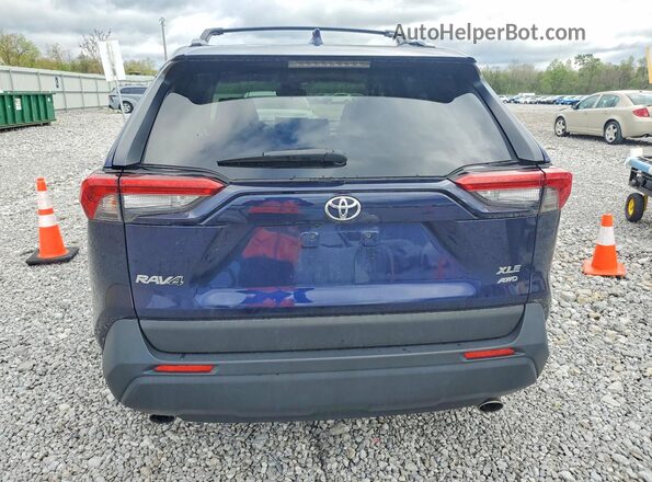 JTMP1RFV1KJ013937 2019 TOYOTA RAV4 Blue უკანა ხედი