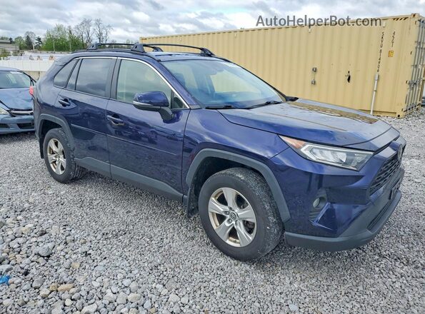 JTMP1RFV1KJ013937 2019 TOYOTA RAV4 Blue წინა მარჯვენა