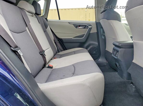 JTMP1RFV1KJ013937 2019 TOYOTA RAV4 Blue უკანა სალონის ხედი