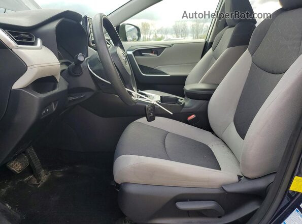 JTMP1RFV1KJ013937 2019 TOYOTA RAV4 Blue წინა სალონის ხედი