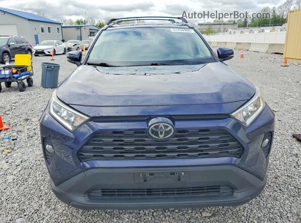 JTMP1RFV1KJ013937 2019 TOYOTA RAV4 Blue წინა ხედი
