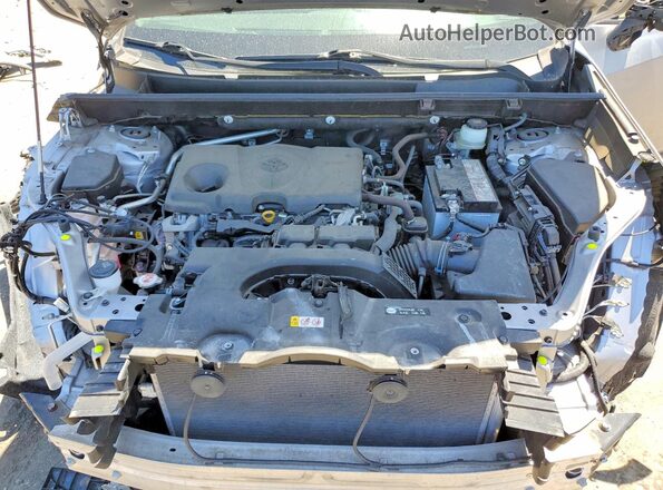 JTMP1RFV2KD502362 2019 TOYOTA RAV4 Silver Vista del compartimento del motor