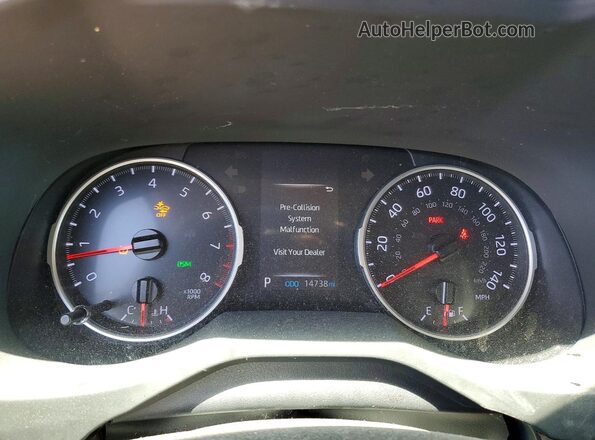 JTMP1RFV2KD502362 2019 TOYOTA RAV4 Silver Vista del cuadro de instrumentos