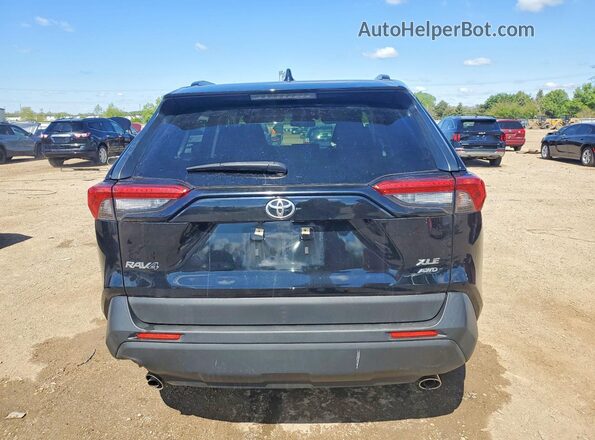 JTMP1RFV5KD038340 2019 TOYOTA RAV4 Blue Հետևի տեսք