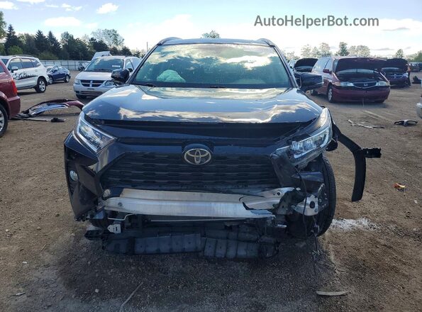 JTMP1RFV5KD038340 2019 TOYOTA RAV4 Blue Դիմացի տեսք