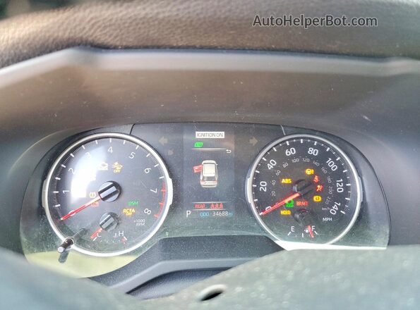 JTMP1RFV5KD038340 2019 TOYOTA RAV4 Blue Սարքավորումների վահանակի տեսք