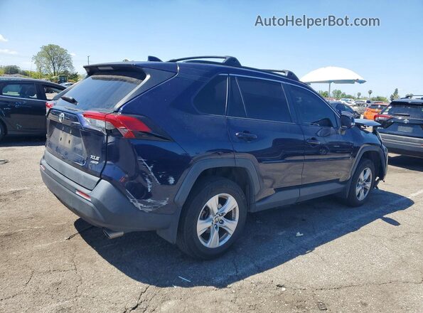 JTMP1RFV6LD056993 2020 TOYOTA RAV4 Blue Rear right