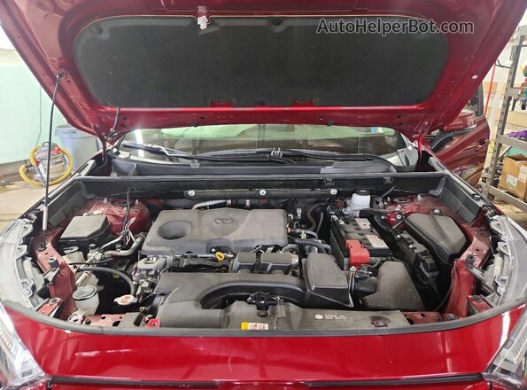 JTMP1RFV6RD109765 2024 TOYOTA RAV4 Красный Вид подкапотного пространства