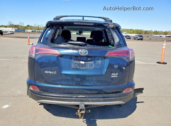 JTMRFREV0HJ700346 2017 TOYOTA RAV4 Teal Rear view