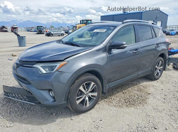 JTMRFREV0JD237077 2018 TOYOTA RAV4 Gray Przód lewy