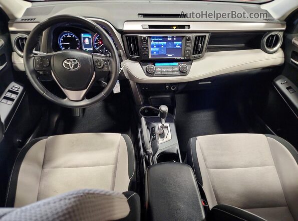 JTMRFREV1GJ080878 2016 TOYOTA RAV4 Red Widok deski rozdzielczej