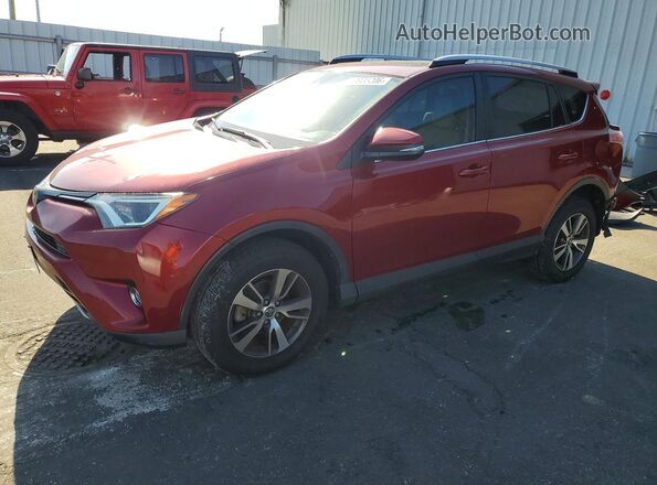 JTMRFREV1JD242269 2018 TOYOTA RAV4 Красный Передняя левая четверть
