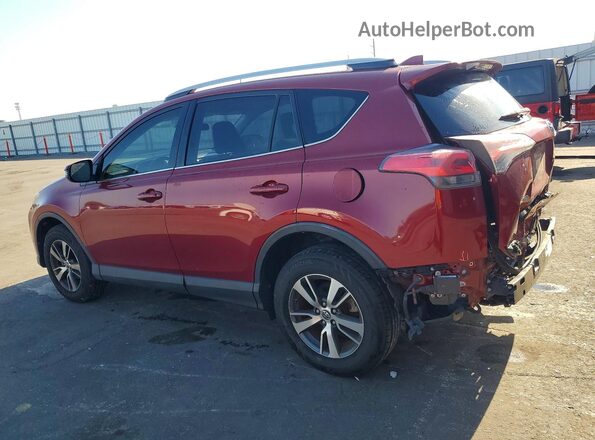JTMRFREV1JD242269 2018 TOYOTA RAV4 Красный Задняя левая четверть
