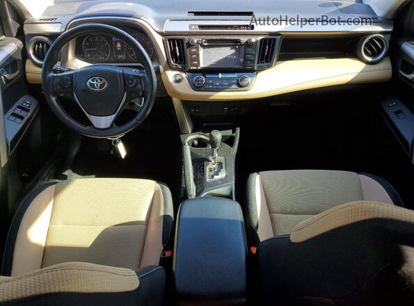 JTMRFREV1JD242269 2018 TOYOTA RAV4 Красный Вид панели приборов