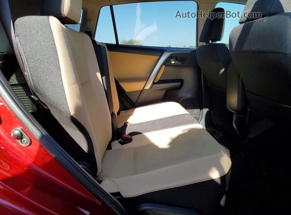 JTMRFREV1JD242269 2018 TOYOTA RAV4 Красный Вид задних сидений