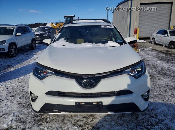 JTMRFREV2JJ236420 2018 TOYOTA RAV4 White Widok z przodu
