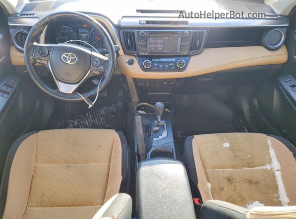 JTMRFREV2JJ236420 2018 TOYOTA RAV4 White Widok deski rozdzielczej