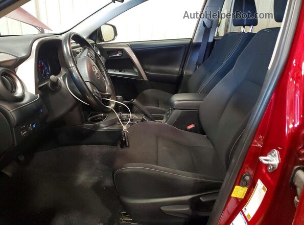 JTMRFREV4JD244520 2018 TOYOTA RAV4 Красный Вид салона спереди