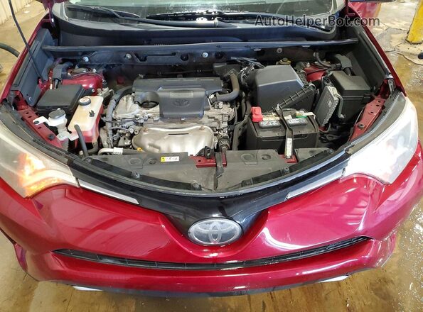 JTMRFREV4JD244520 2018 TOYOTA RAV4 Красный Вид подкапотного пространства