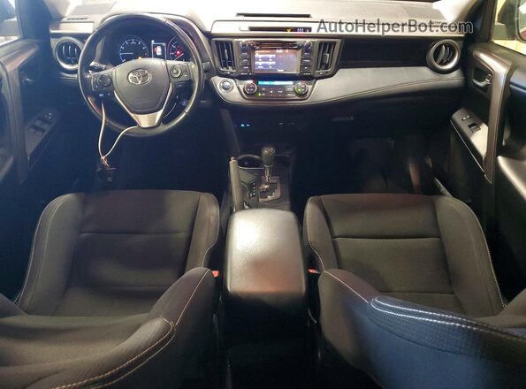 JTMRFREV4JD244520 2018 TOYOTA RAV4 Красный Вид панели приборов